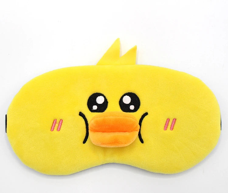 Plush sleep mask for children, women and men.