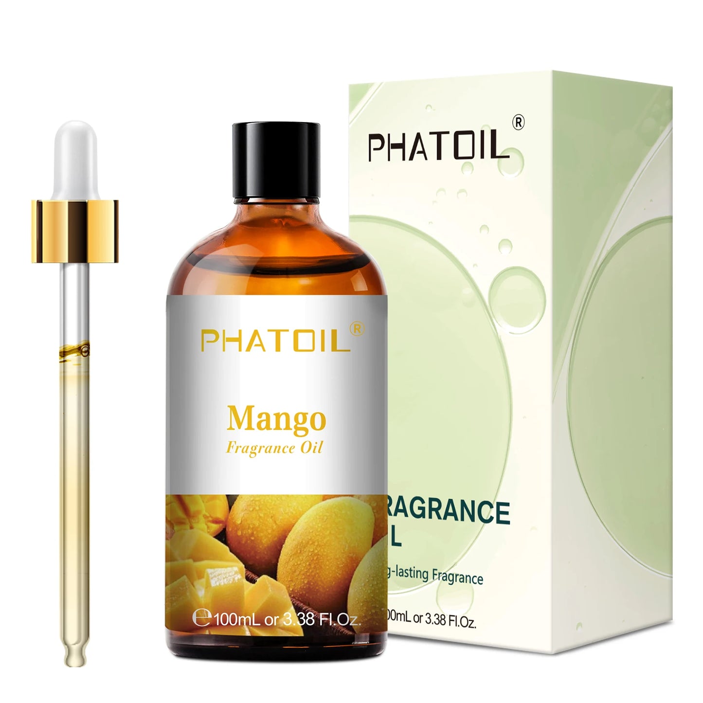 Huile Aromathérapie PHATOIL 100ml – Coco, Vanille, Fraise, Citron | Pour Diffuseur & Bougies