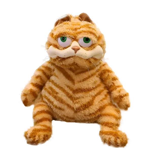 Peluche Chat Orange – Gros Chat Roux Kawaii Tout Doux (30 cm)