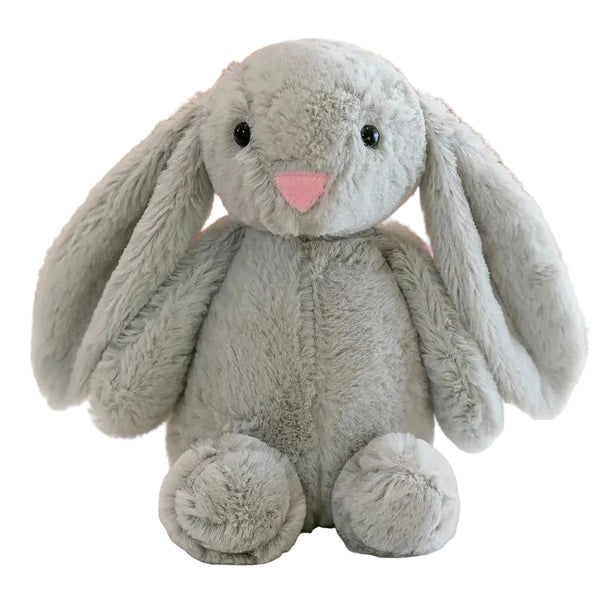Peluche Lapin à Grandes Oreilles – Doudou Lapin de Pâques (28 cm)