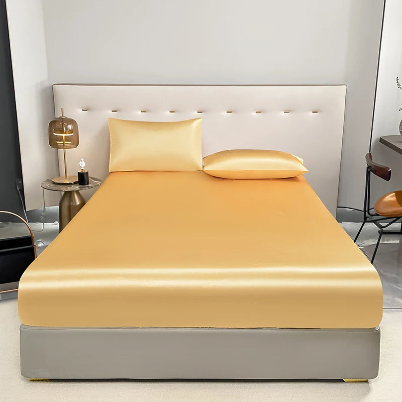 Drap-Housse Imperméable Ajustable – Avec Élastique Antidérapant | Noir, Or ou Blanc | Housse de Matelas Étanche