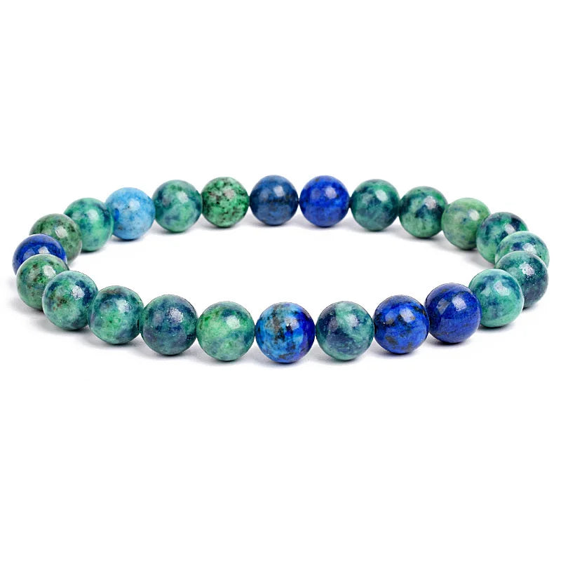 Bracelet Élastique en Pierres Naturelles – Énergie & Élégance