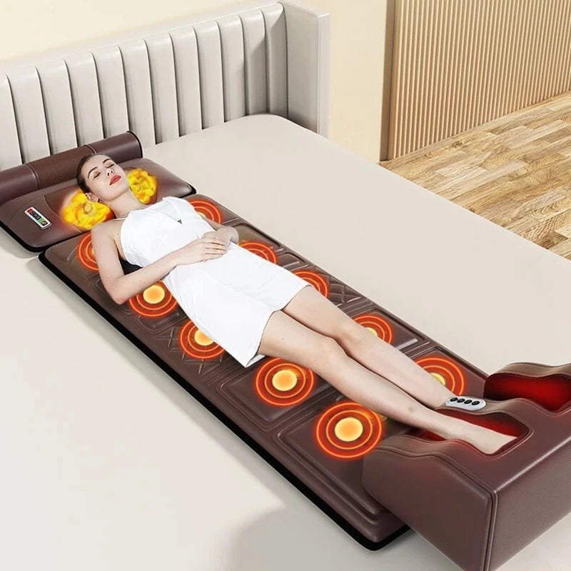 Matelas de Massage Électrique Chauffant – Détente Totale Corps Complet