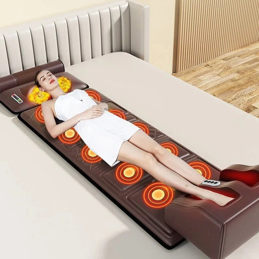 Matelas de Massage Électrique Chauffant – Détente Totale Corps Complet