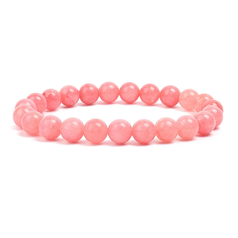 Bracelet Élastique en Pierres Naturelles – Énergie & Élégance