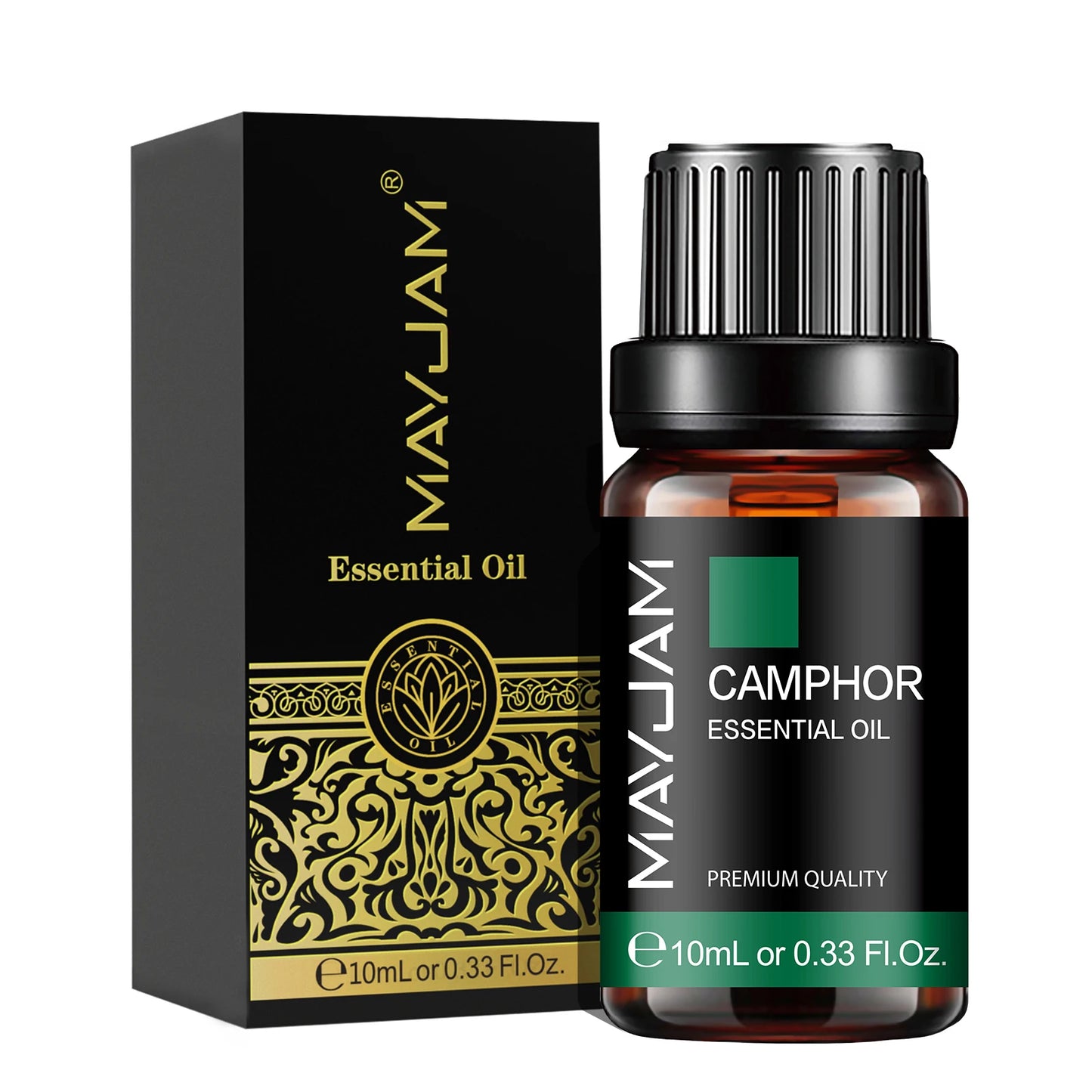 Huile Essentielle MAYJAM 10 ml – Lavande, Eucalyptus, Jasmin, Vanille, Santal | Bien-être & Diffuseur | DelvaBlue