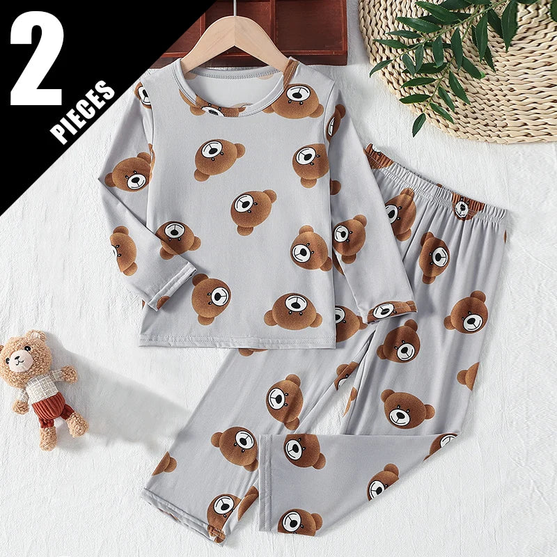Pyjama Enfant 2 Pièces – Motifs Mignons & Confort Quotidien