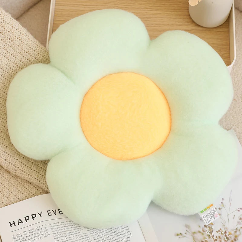 Coussins Peluche Décoratifs – Formes Ciel & Nature | Étoile, Lune, Fleur, Cœur, Arc-en-ciel