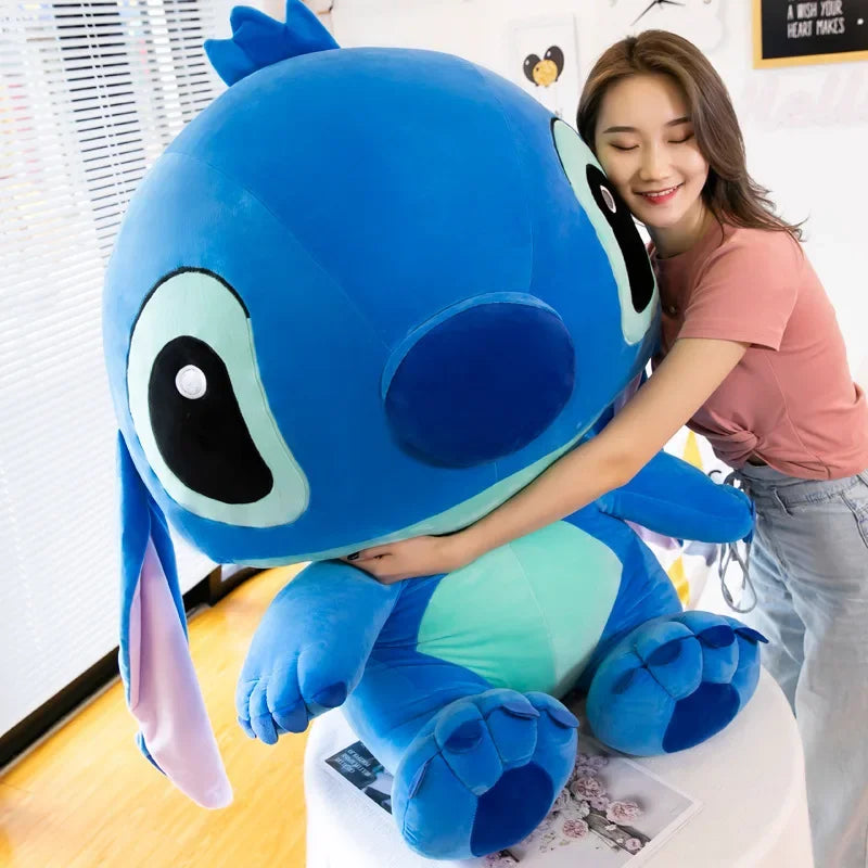 🧸 Peluche Géante Stitch & Angel – Couple de Rêve | 20 à 55 cm | Cadeau d’Amour & de Douceur