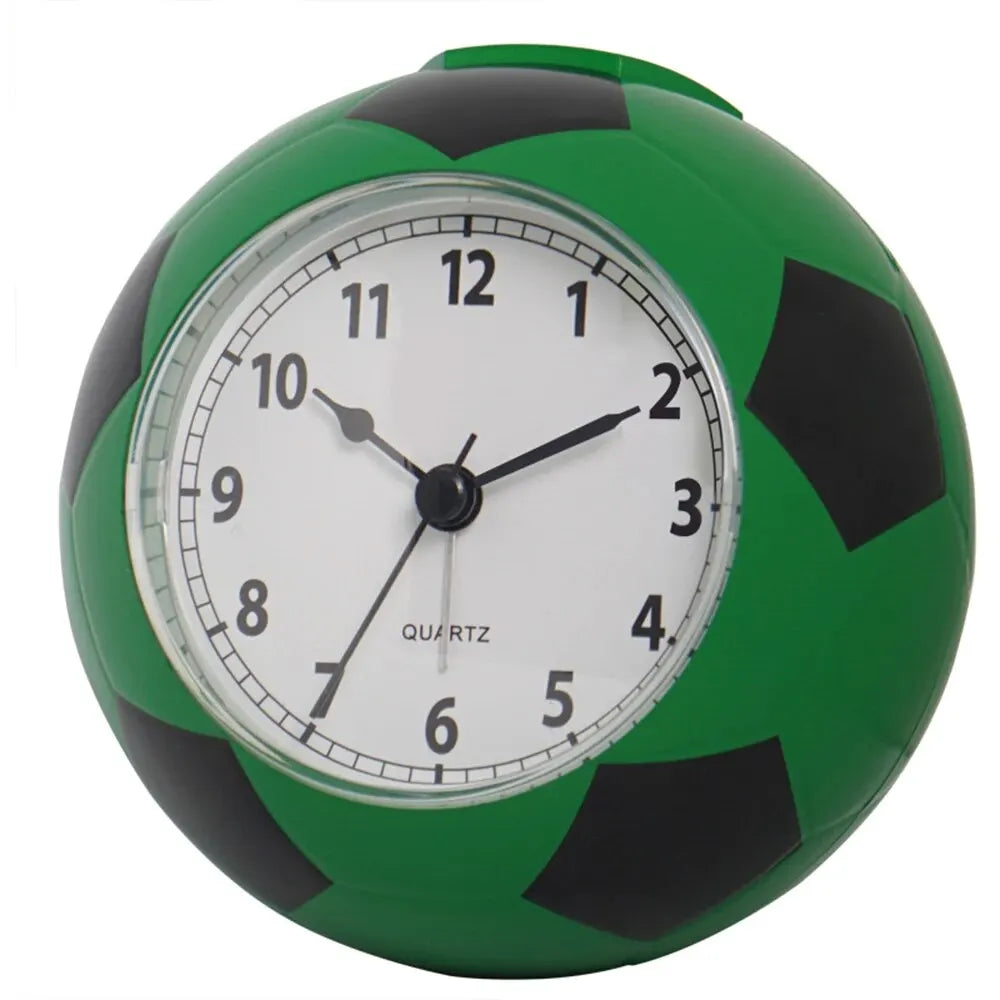 Réveil Silencieux Ballon de Football – Horloge de Table Quartz pour Enfants et Fans de Sport