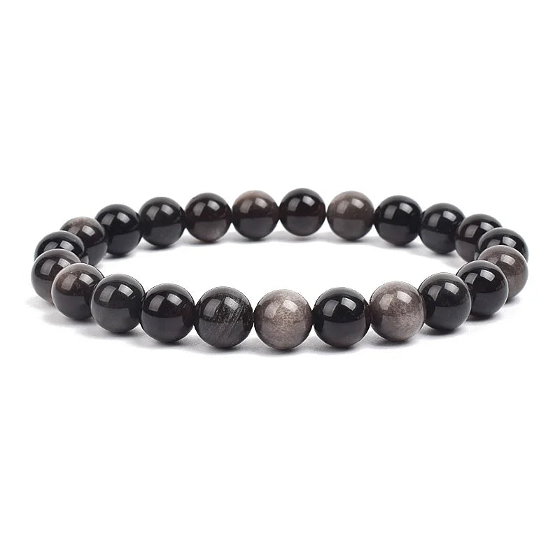Bracelet Élastique en Pierres Naturelles – Énergie & Élégance