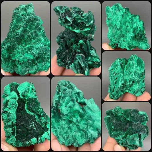 Malachite Verte Naturelle – Pierre Brute Décorative & Énergétique