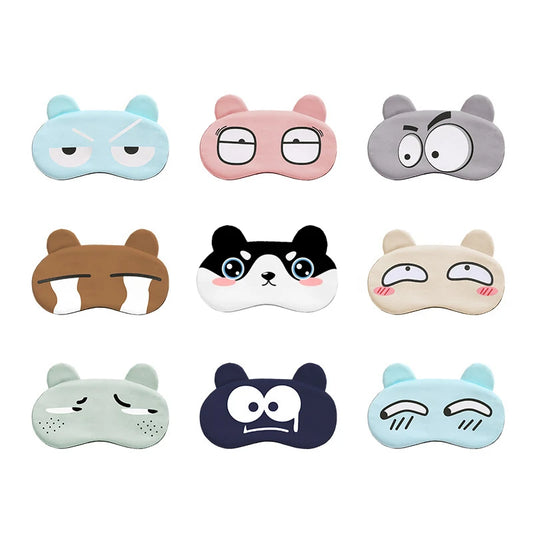 Masque de Sommeil Cartoon – Modèles Ludiques & Confort 3D | Enfant & Adulte