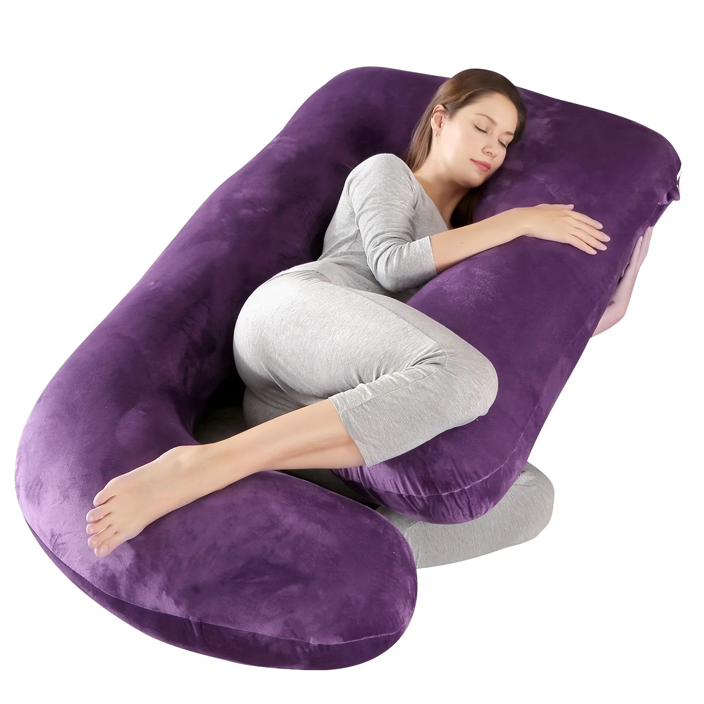 Oreiller  – Coussin de Grossesse & Allaitement | Soutien Dos, Jambes & Ventre