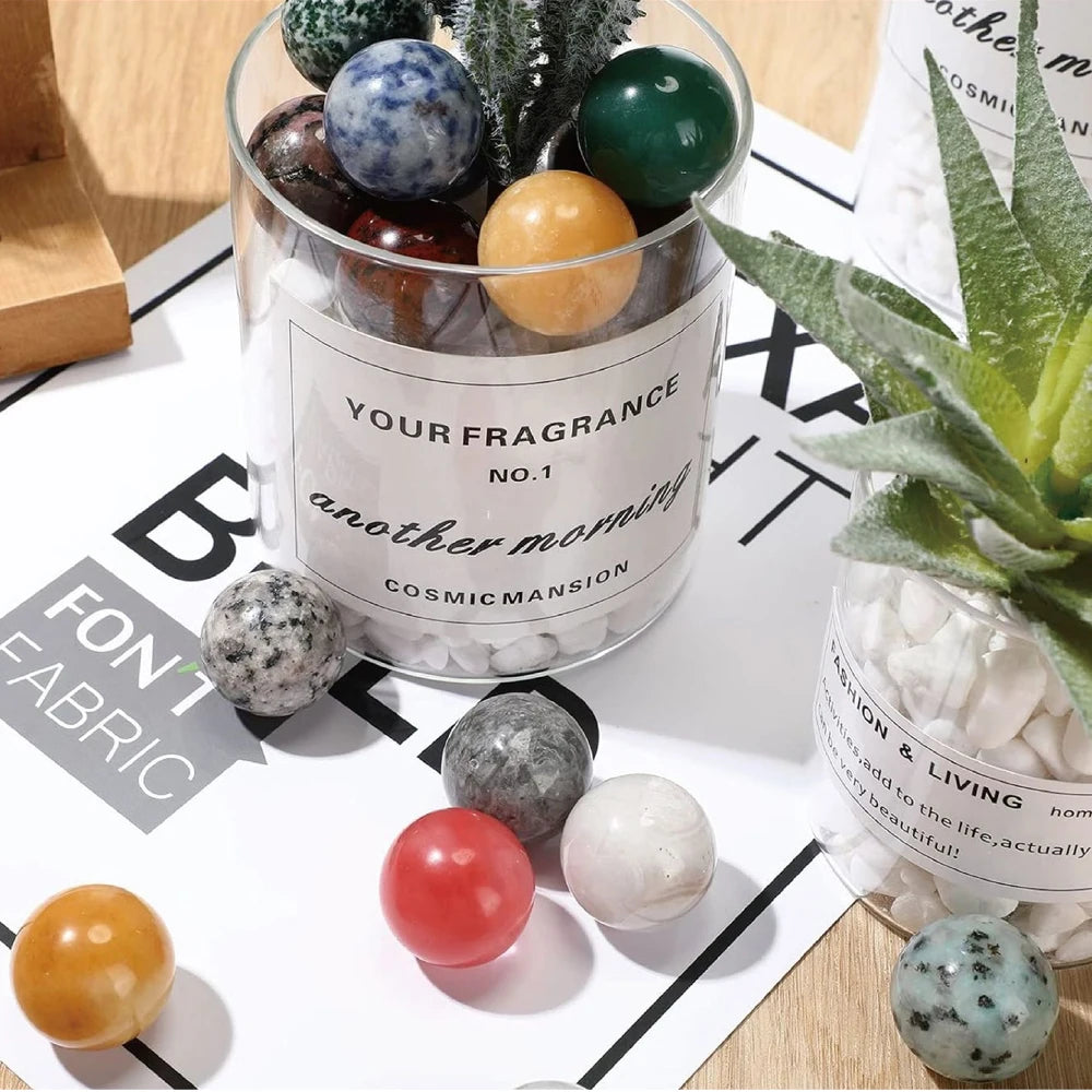 Boule d’Améthyste Naturelle 20 mm – Pierre Énergétique & Déco Feng Shui