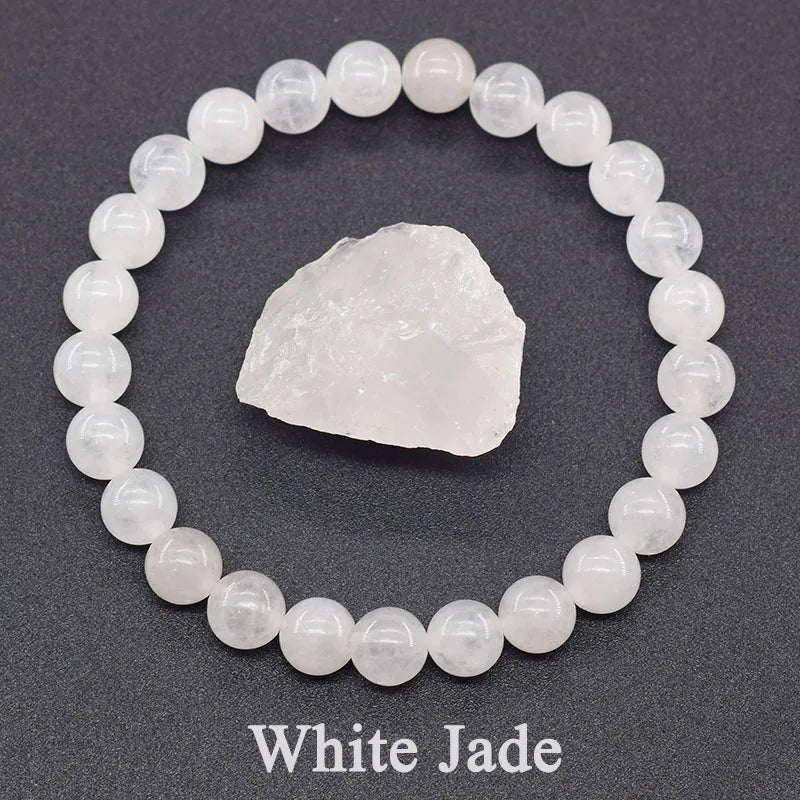 Bracelet en Apatite Bleue Naturelle – Énergie, Circulation & Vitalité