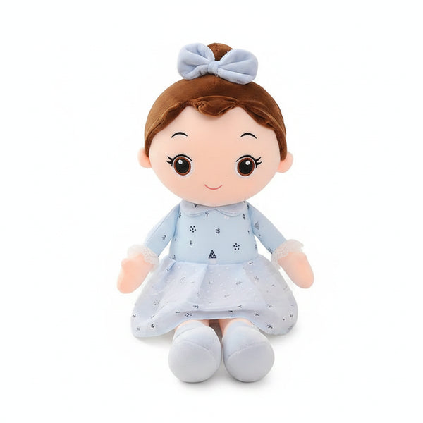 Poupée en Peluche à Robe – Doudou Poupée Fille en Belle Robe (45-70 cm)