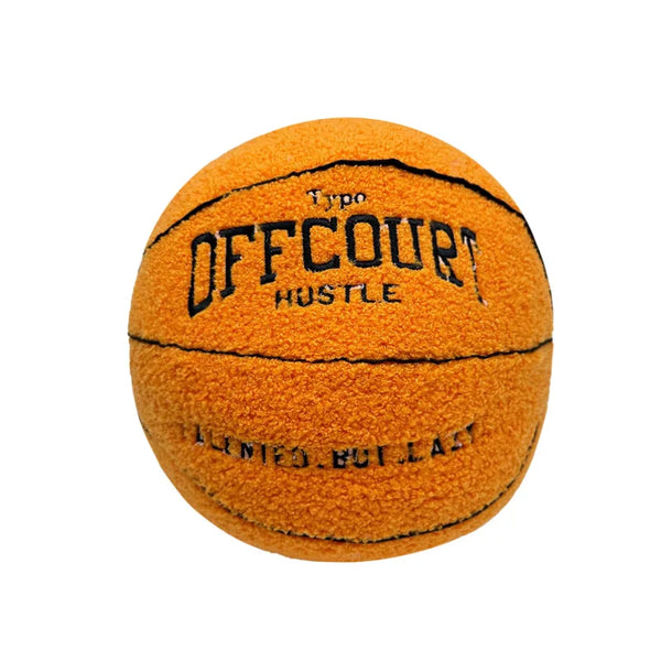 Coussin Ballon de Basket – Peluche Basketball Rigolote (Déco Sport)