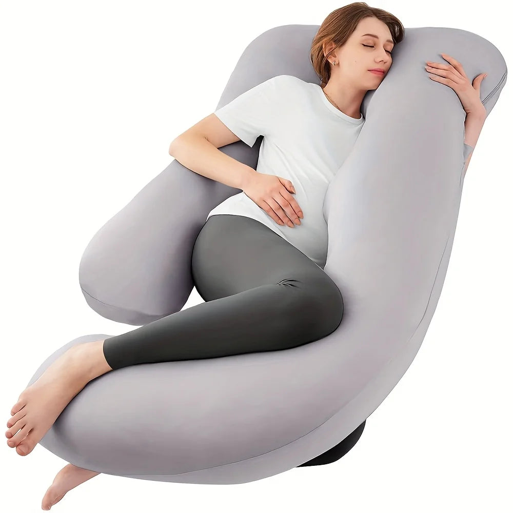 Oreiller  – Coussin de Grossesse & Allaitement | Soutien Dos, Jambes & Ventre