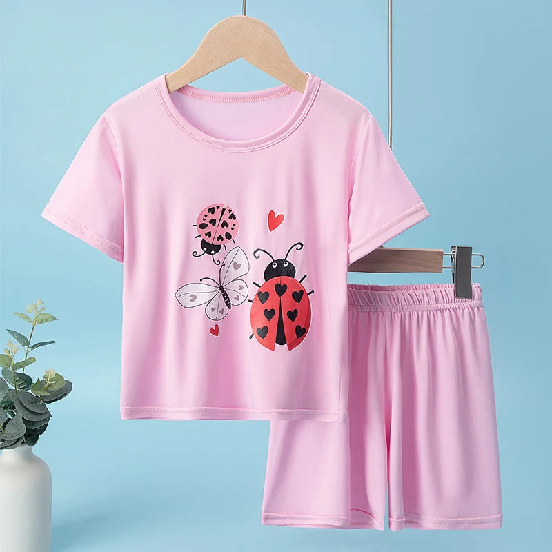 Pyjama Enfant 2 Pièces – Motifs Mignons & Confort Quotidien