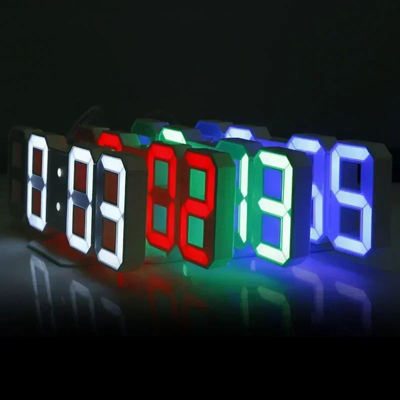 Horloge Digitale LED 3D
