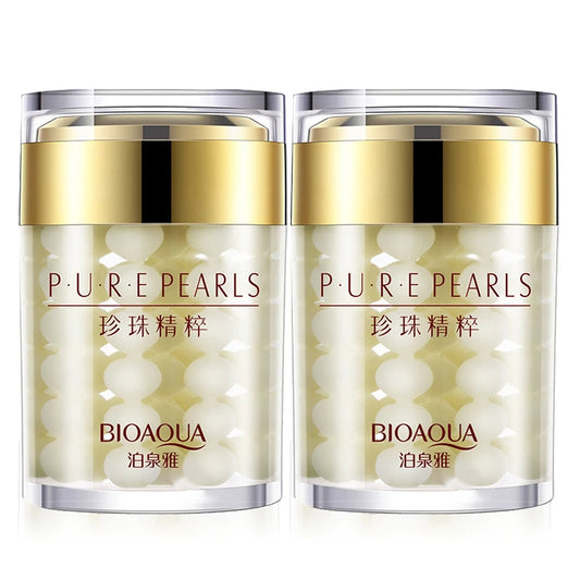 Lot de 2 Crèmes Visage BIOAQUA à la Perle – Hydratantes & Raffermissantes