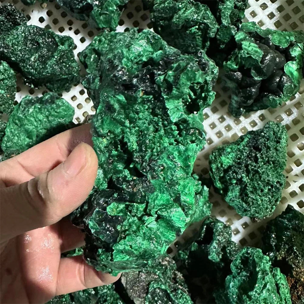 Malachite Verte Naturelle – Pierre Brute Décorative & Énergétique