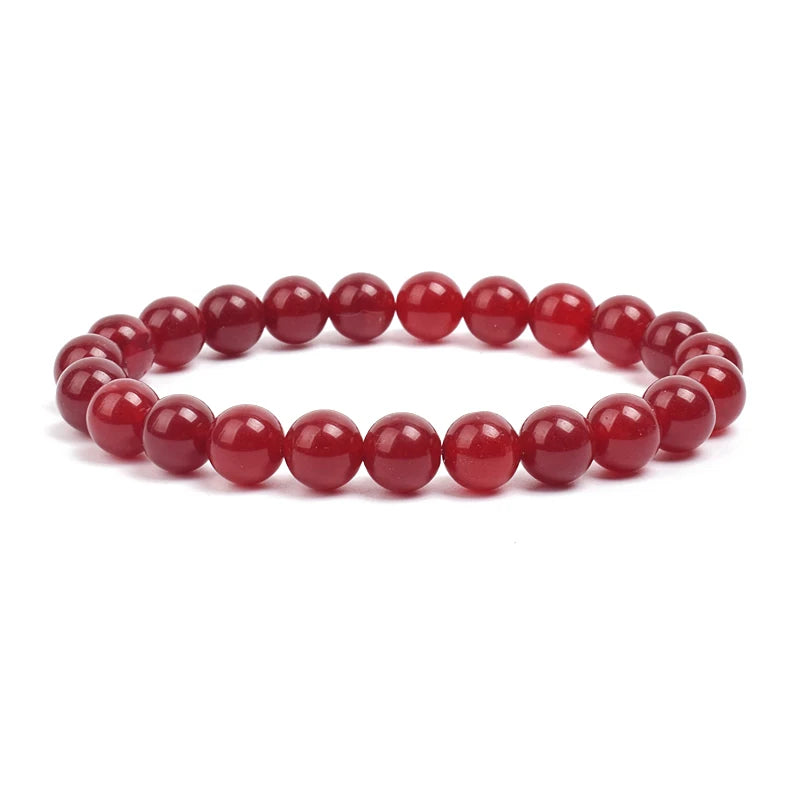 Bracelet Élastique en Pierres Naturelles – Énergie & Élégance