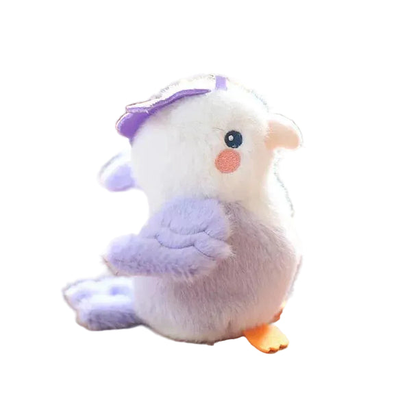 Peluche Perruche Réaliste – Doudou Oiseau Perroquet Coloré