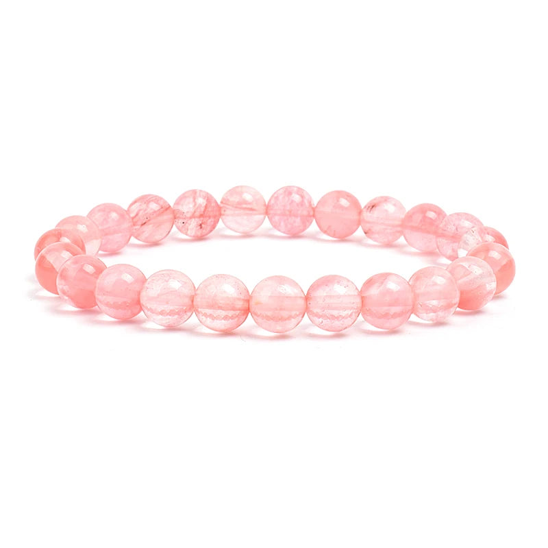 Bracelet Élastique en Pierres Naturelles – Énergie & Élégance