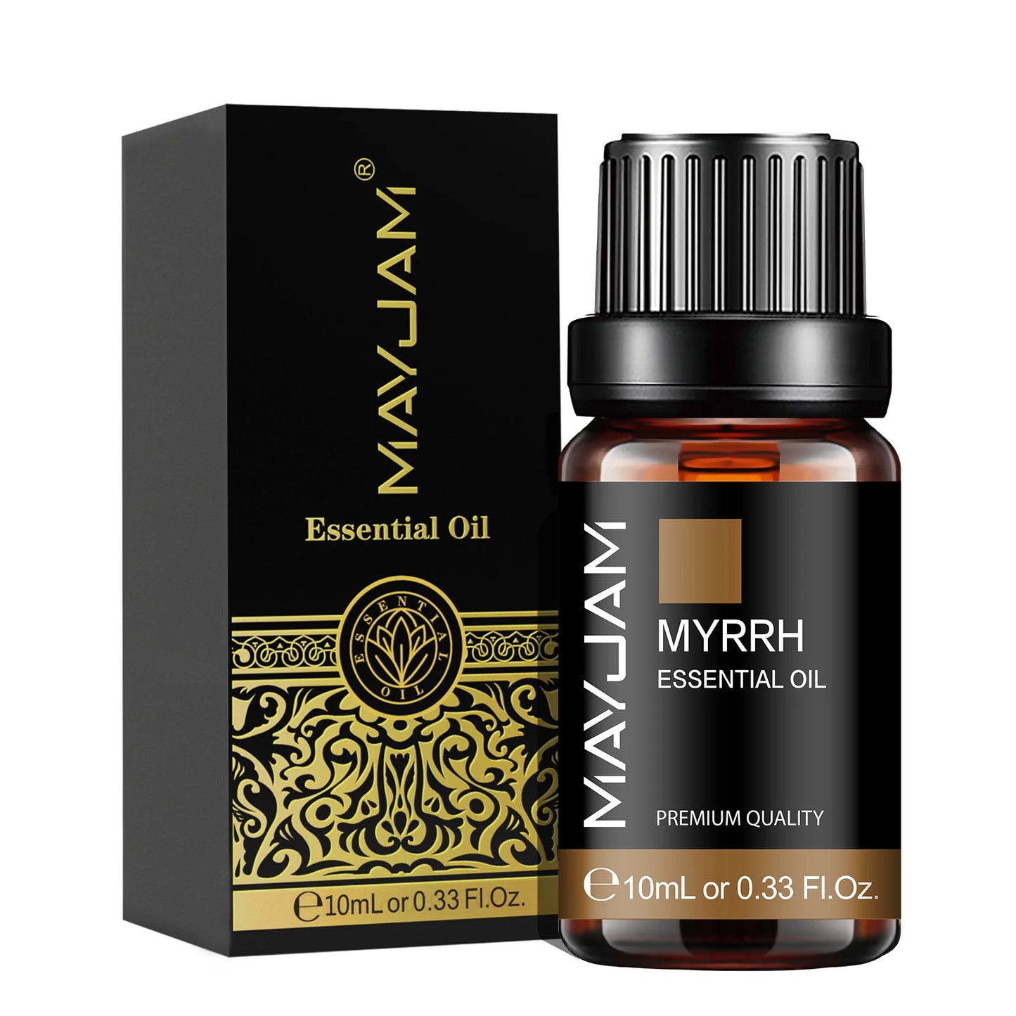 Huile Essentielle MAYJAM 10 ml – Lavande, Eucalyptus, Jasmin, Vanille, Santal | Bien-être & Diffuseur | DelvaBlue
