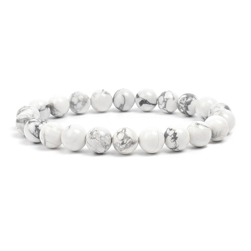 Bracelet Élastique en Pierres Naturelles – Énergie & Élégance