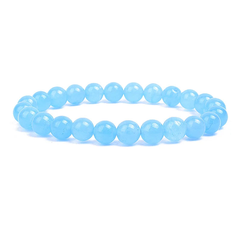 Bracelet Élastique en Pierres Naturelles – Énergie & Élégance
