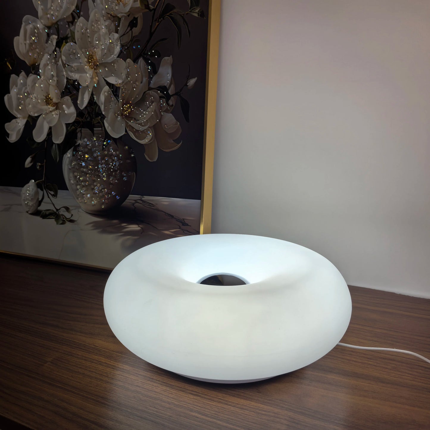 Lampe Ambiance Bauhaus Donut – Multicolore RGB avec Télécommande