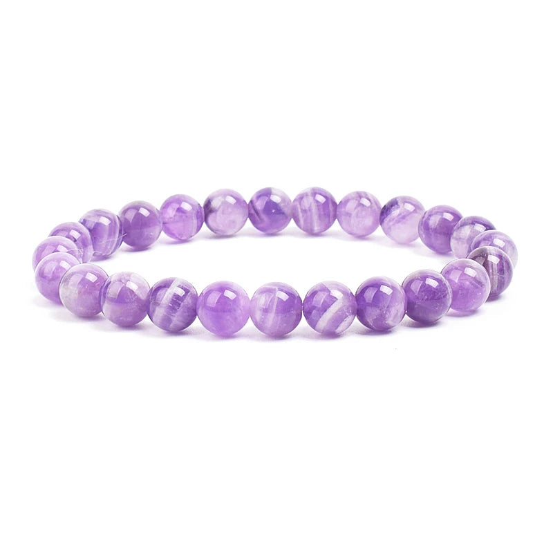 Bracelet Élastique en Pierres Naturelles – Énergie & Élégance