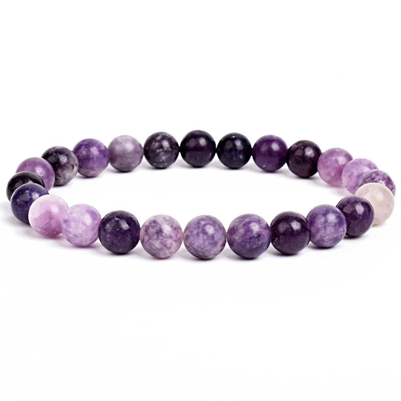 Bracelet Élastique en Pierres Naturelles – Énergie & Élégance