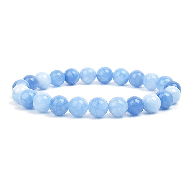 Bracelet Élastique en Pierres Naturelles – Énergie & Élégance