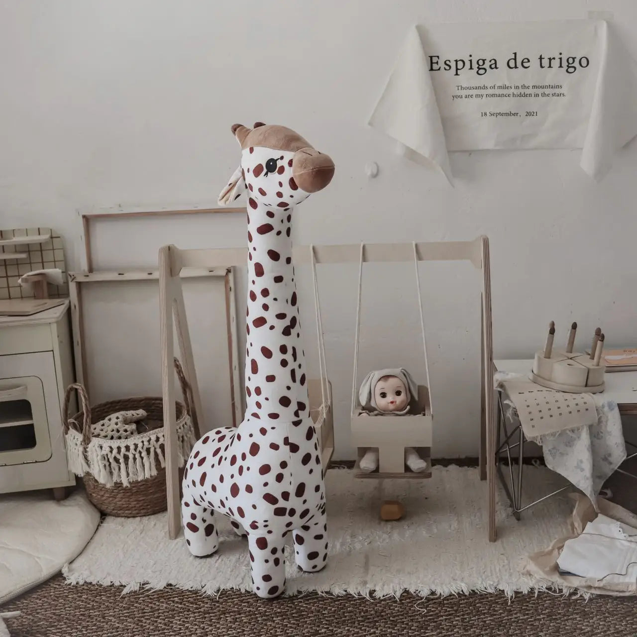 Peluche Girafe Tachetée