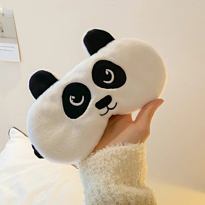 Masque de Sommeil Peluche 2025 – Bandeau Doux Unisexe