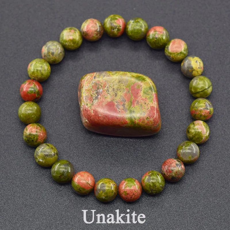 Bracelet en Apatite Bleue Naturelle – Énergie, Circulation & Vitalité