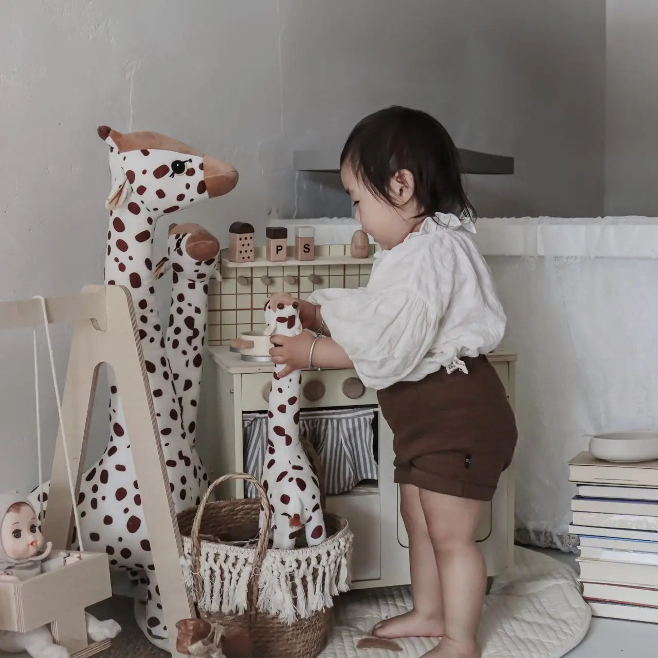 Peluche Girafe Tachetée