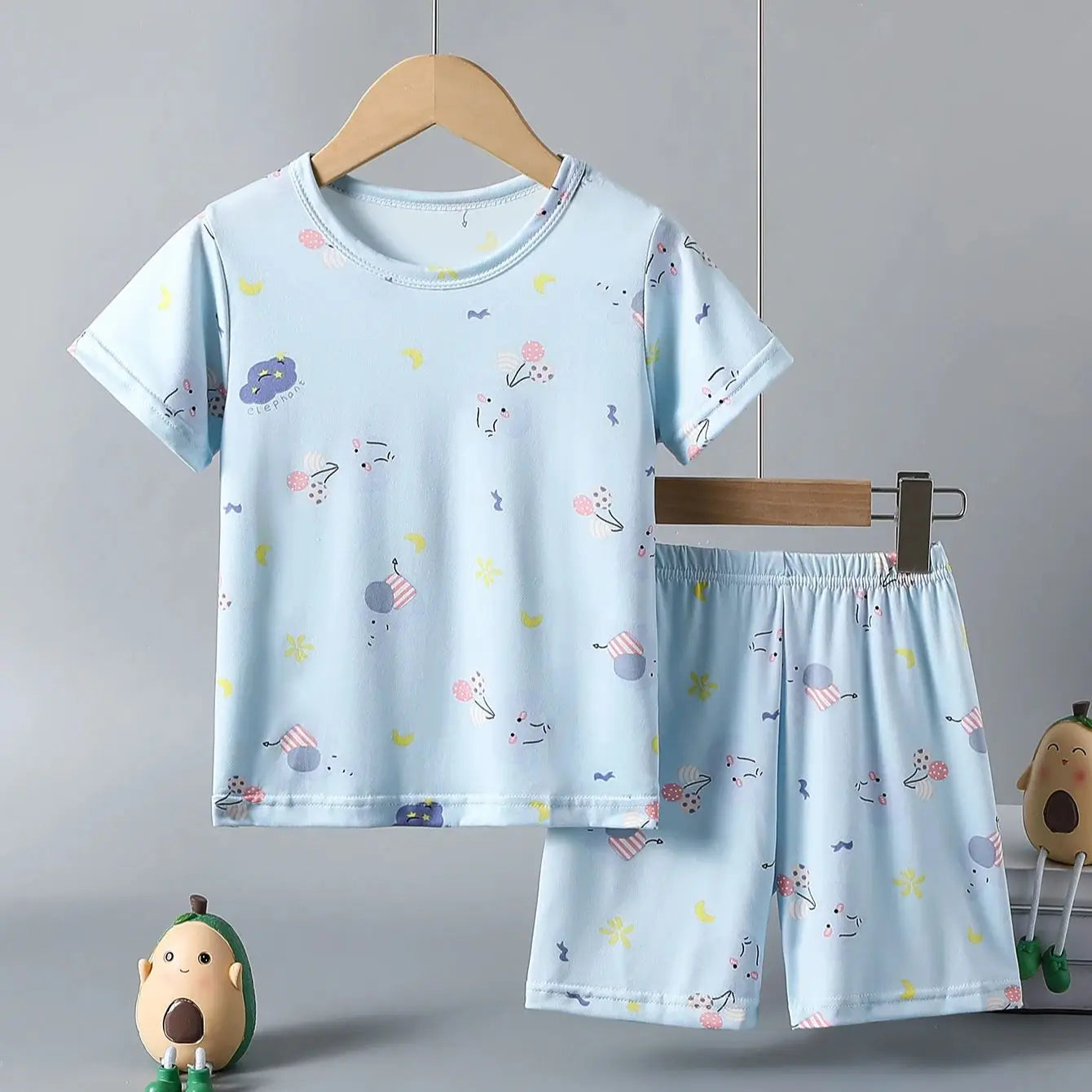Pyjama Enfant 2 Pièces – Motifs Mignons & Confort Quotidien