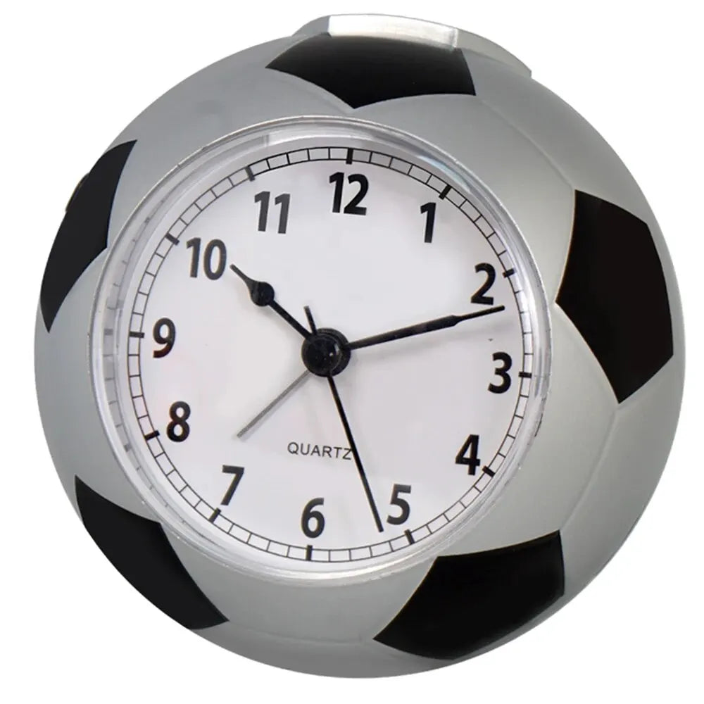 Réveil Silencieux Ballon de Football – Horloge de Table Quartz pour Enfants et Fans de Sport