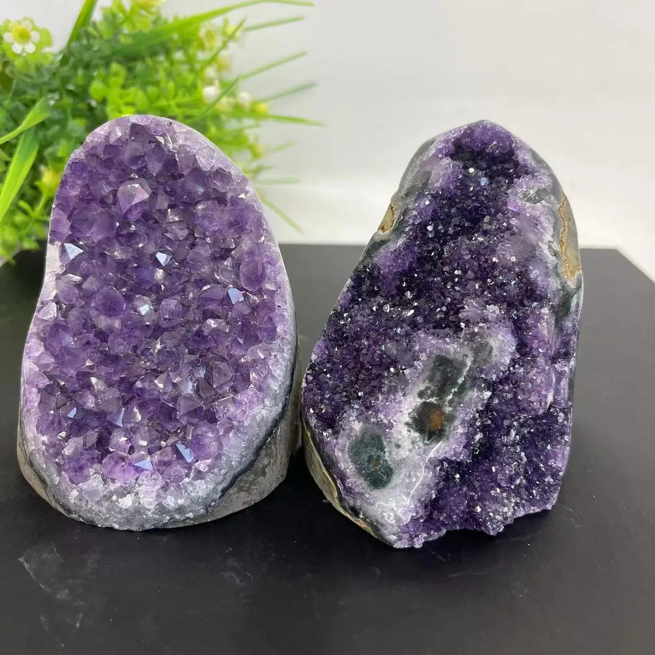 Géode d’Améthyste Naturelle – Cristal Brut Reiki & Déco Spirituelle