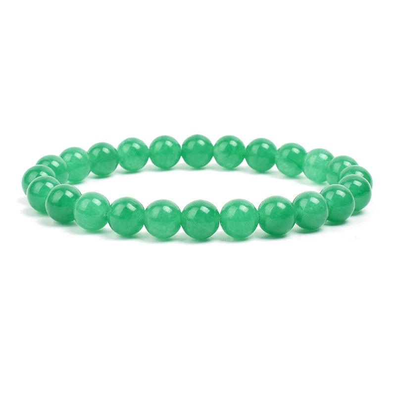 Bracelet Élastique en Pierres Naturelles – Énergie & Élégance