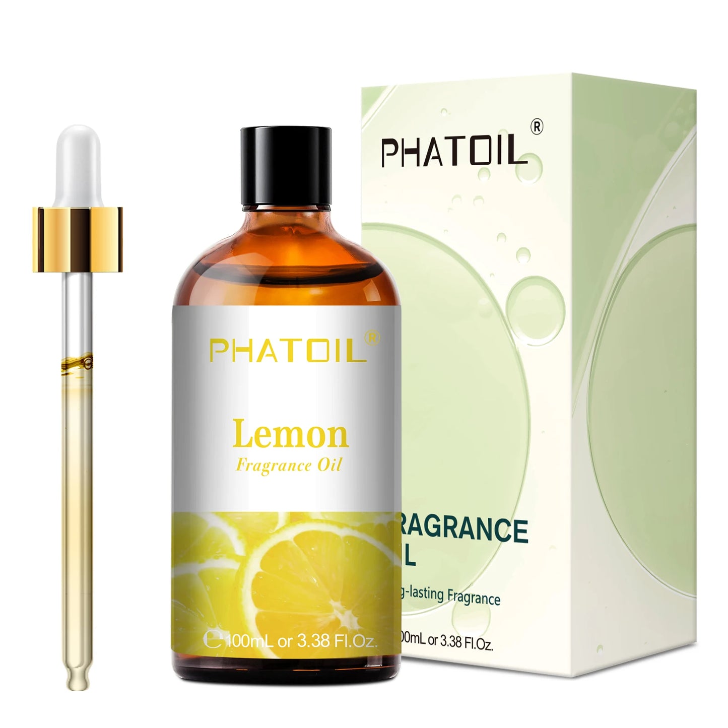 Huile Aromathérapie PHATOIL 100ml – Coco, Vanille, Fraise, Citron | Pour Diffuseur & Bougies