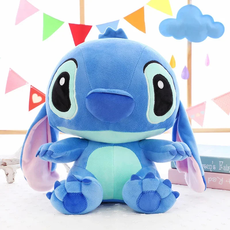 🧸 Peluche Géante Stitch & Angel – Couple de Rêve | 20 à 55 cm | Cadeau d’Amour & de Douceur