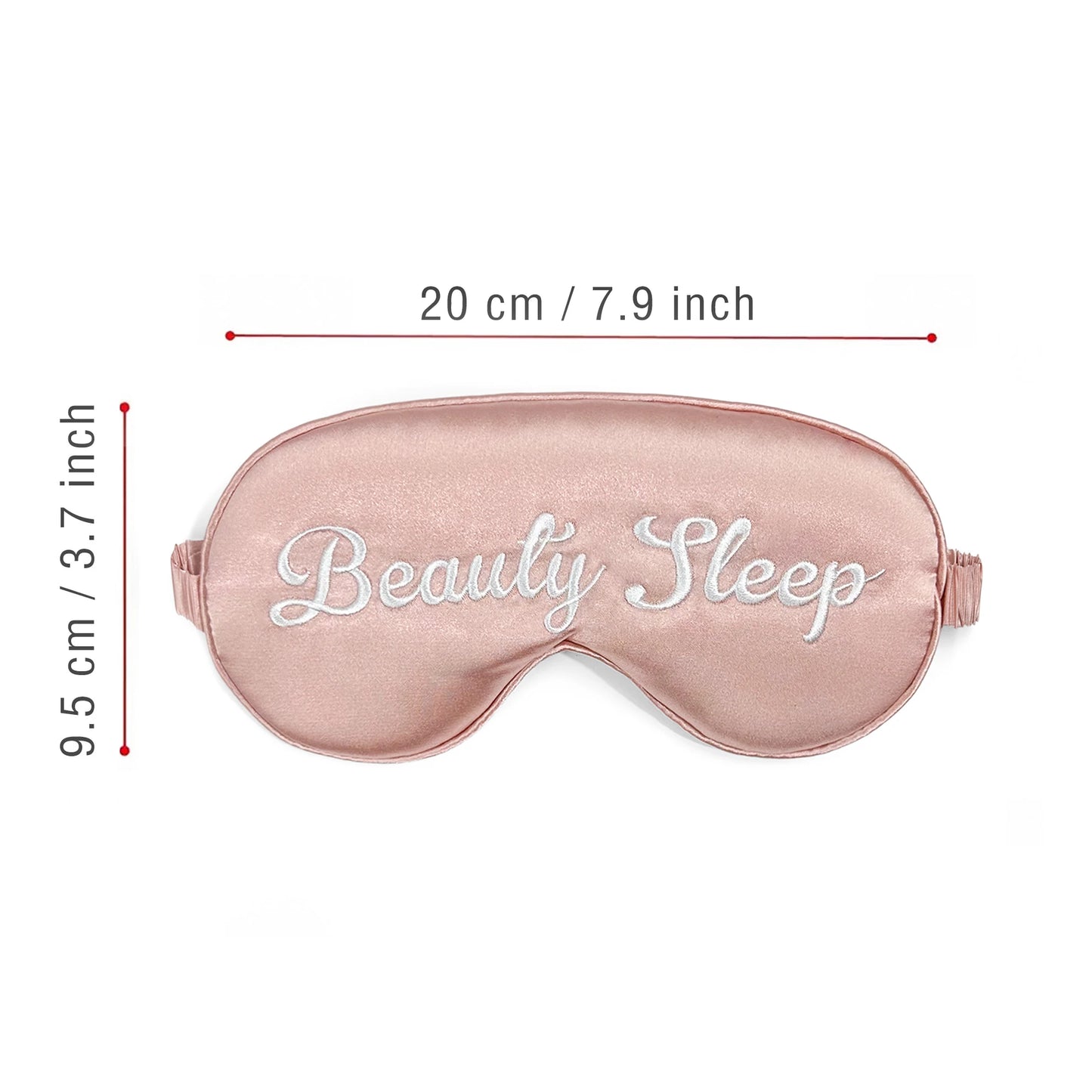 Masque de Sommeil Beauté – Double Face en Soie Ultra Douce avec Bande Élastique | Anti-Lumière & Confort Premium