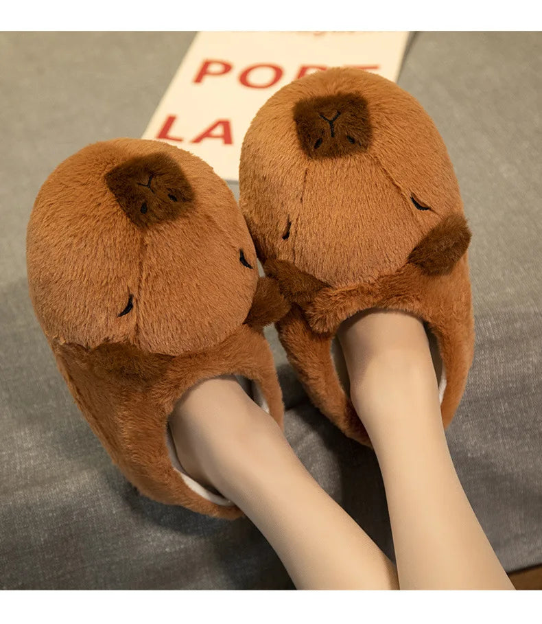 Pyjama Cosplay Capybara Hiver – Kigurumi Doux Adulte | Combinaison Chaude Fantaisie Détente & Dodo