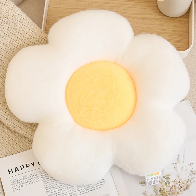 Coussins Peluche Décoratifs – Formes Ciel & Nature | Étoile, Lune, Fleur, Cœur, Arc-en-ciel